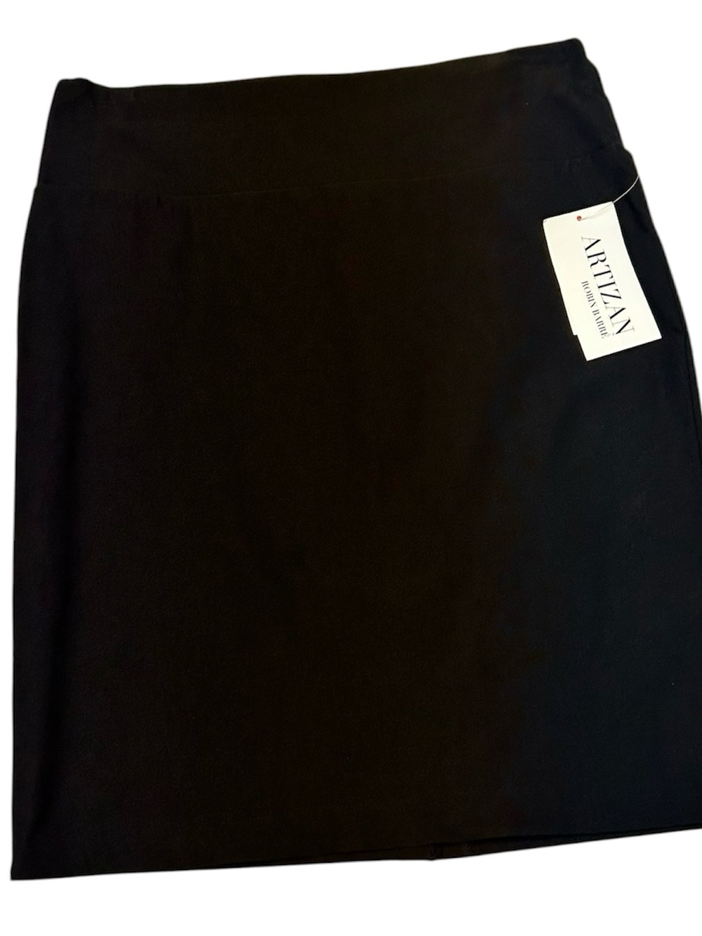 Robin Barré Black Stretch Pencil Skirt
